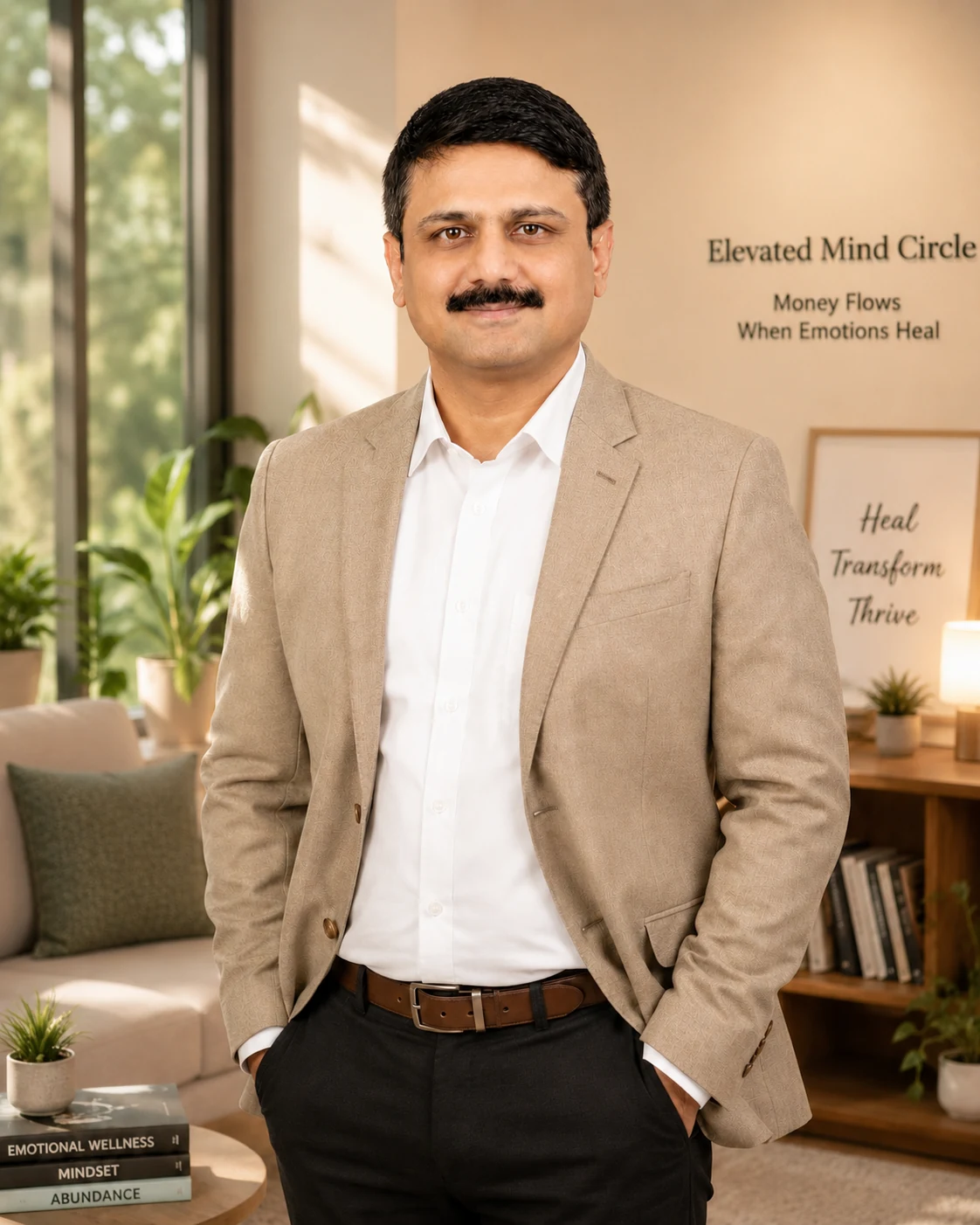 Dr. Amol Harnule in a calm, professional wellness space